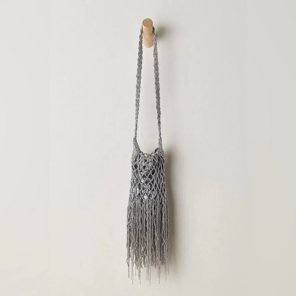 New Free People Hayes Beaded Shoulder Bag